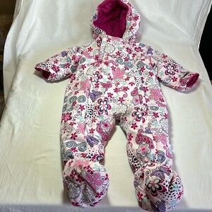 18M Gusti poly-filled, fleece lined one piece snowsuit/bunting bag